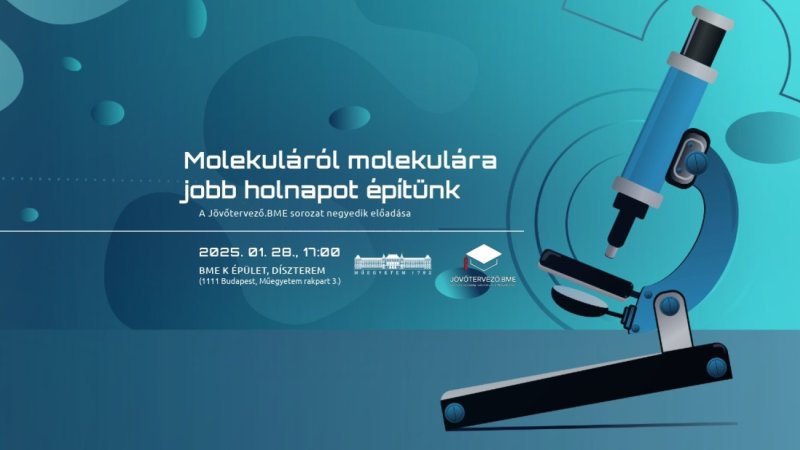 A Molekuláról mulekulára jobb holnapot építünk" esemény plakátja