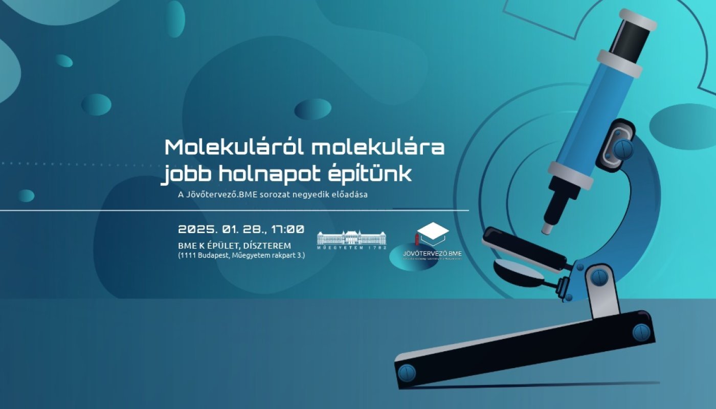 A Molekuláról mulekulára jobb holnapot építünk" esemény plakátja