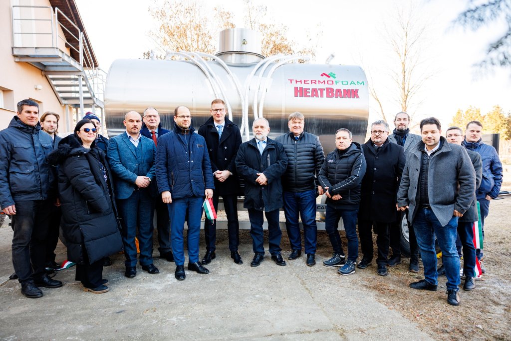 A hővel feltöltött konténer "kisütése"